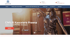 Desktop Screenshot of civilis.pl